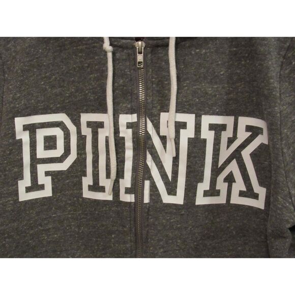 VS PINK Classic Dark Gray Full-Zip Set 2018 Collection - Picture 5 of 8